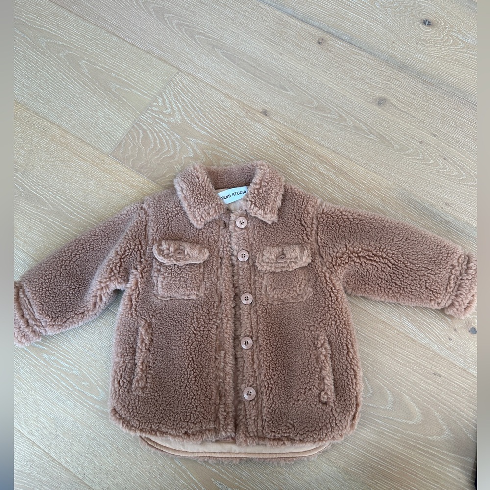 STAND STUDIO Kids Brown Sabi Jacket Size 2T